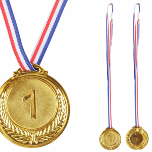 Zlatá medaile za první místo zinková 6