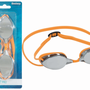 Zrcadlové plavecké brýle oranžové