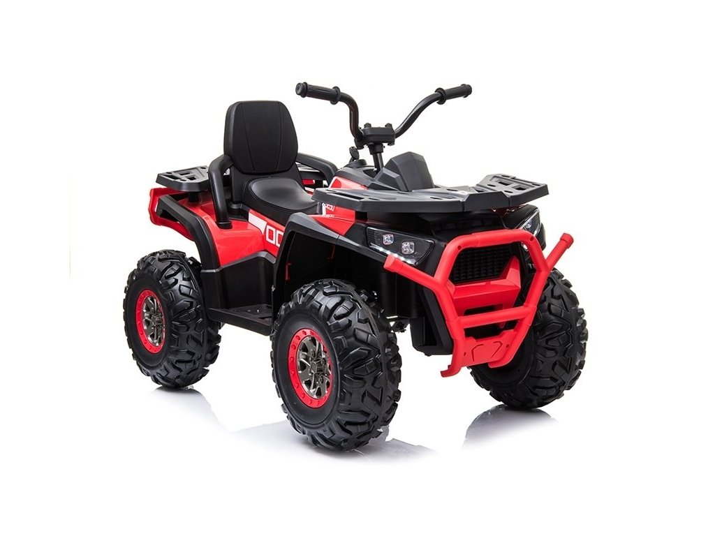 Dětská elektrická čtyřkolka 4x4 červená - Obrázek 2