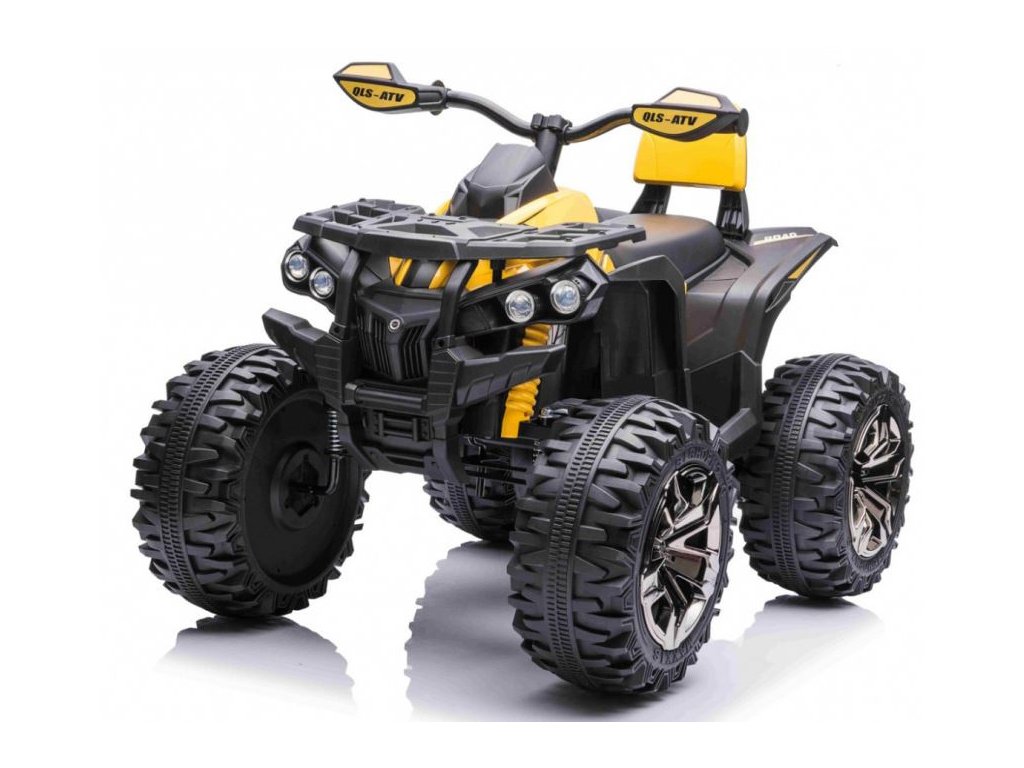 Dětská elektrická čtyřkolka ATV Power 4x4 žlutá - Obrázek 2