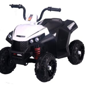 Dětská elektrická čtyřkolka S601 bílá