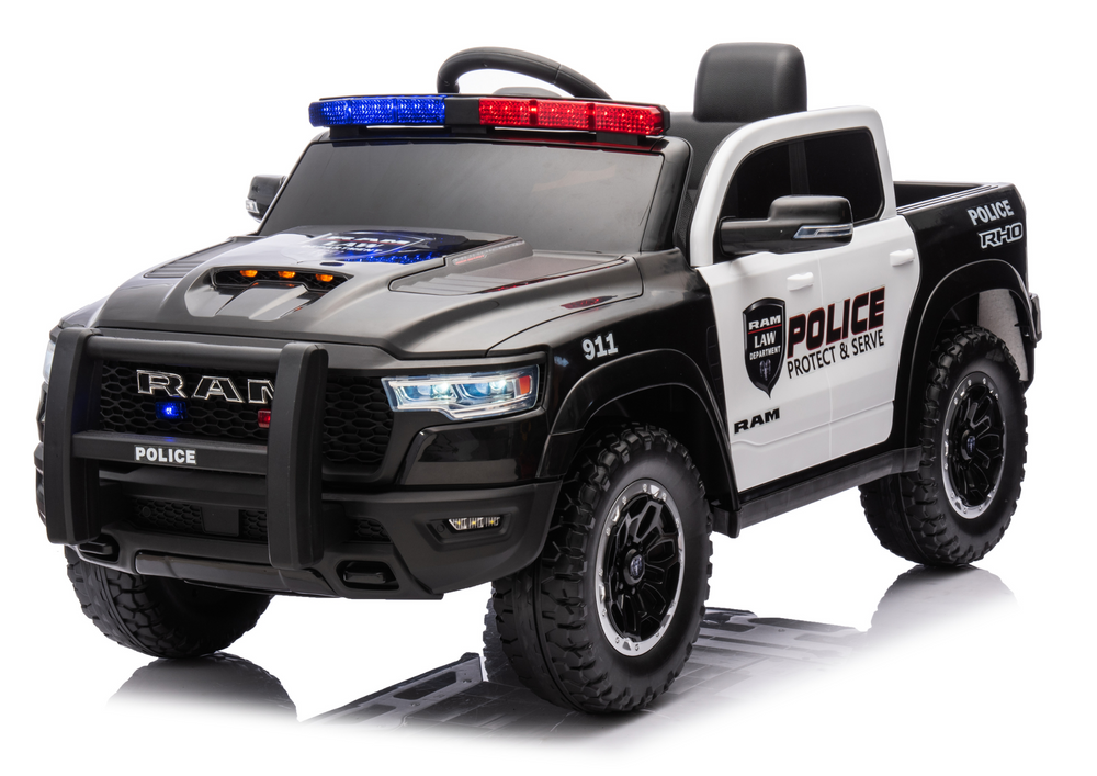 Dětské elektrické autíčko Dodge Ram policejní