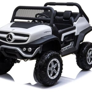 Dětské elektrické autíčko Mercedes Unimog 4x4 bílé