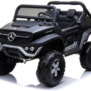 Dětské elektrické autíčko Mercedes Unimog 4x4 černé
