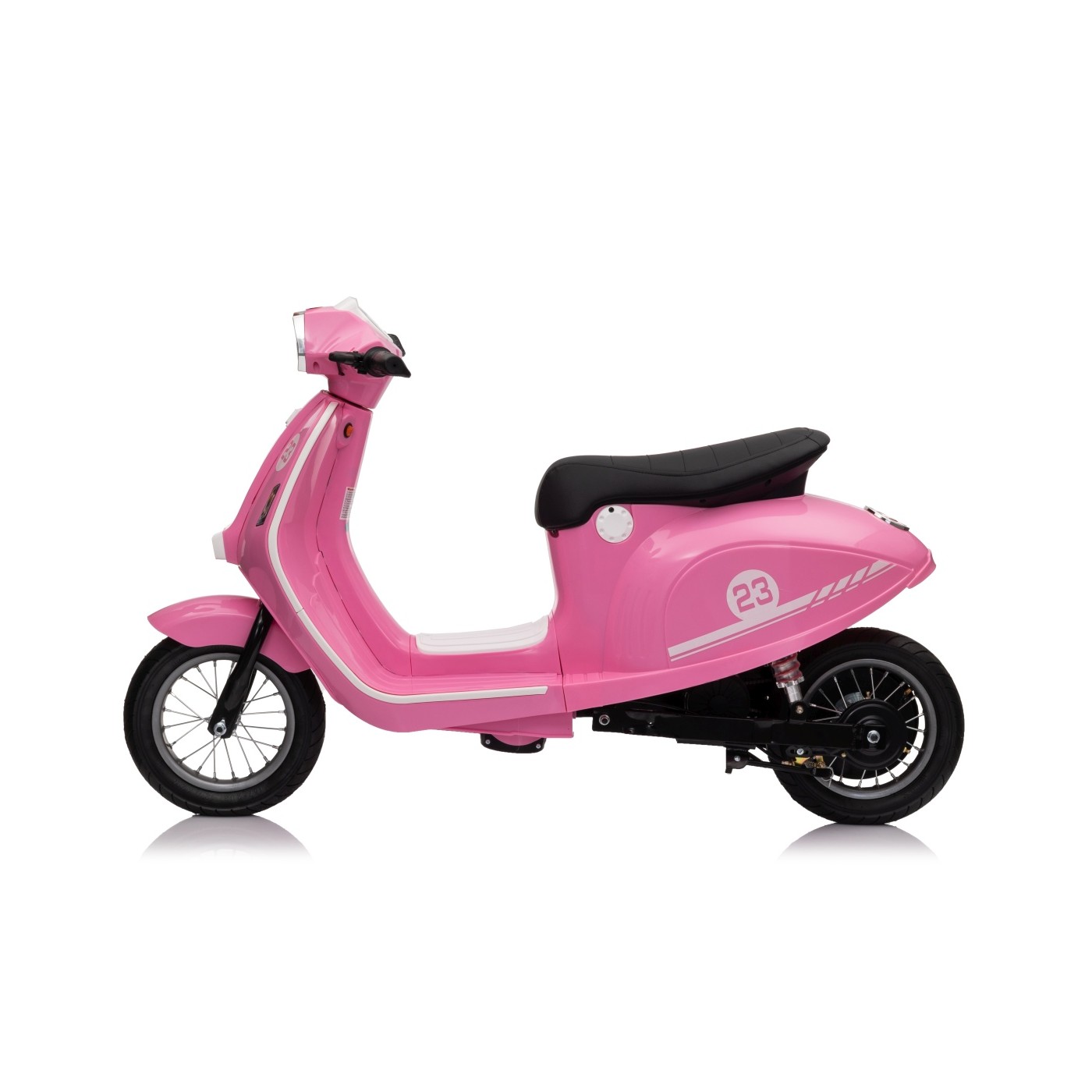 Dětský elektrický skútr Retro 23 růžový - Obrázek 2