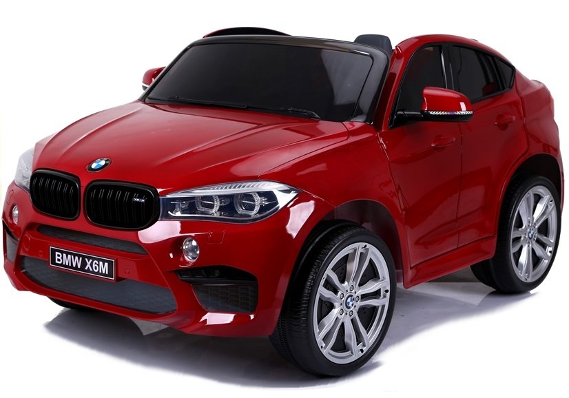 Elektrické autíčko BMW X6 M dvoumístné XXL lakované červené