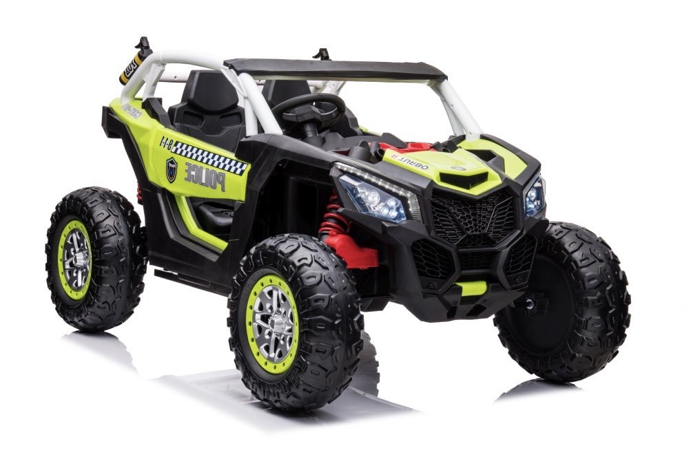 Elektrické autíčko Buggy XB 4x4 Policie zelené - Obrázek 2
