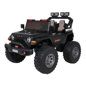 Elektrické autíčko Extreme Sport 4x4 s proměnlivou velikostí černé