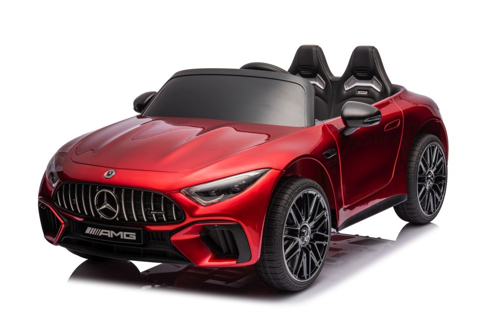 Elektrické autíčko Mercedes AMG SL63 24V 2x200W lakované červené