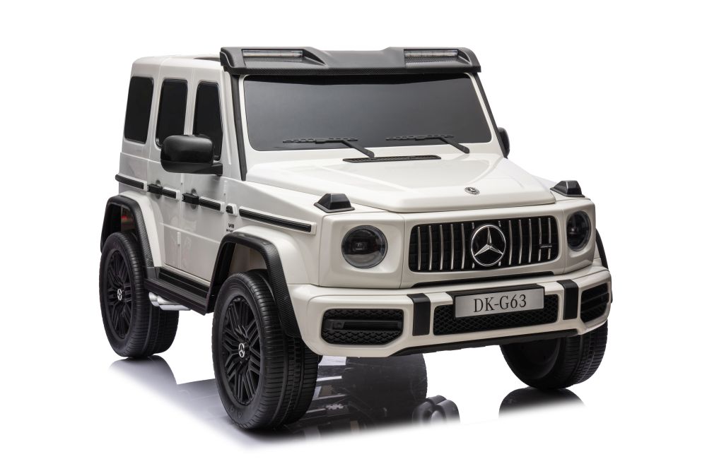 Elektrické autíčko Mercedes G63 XXL 4x200W 24V MP4 bílé - Obrázek 2
