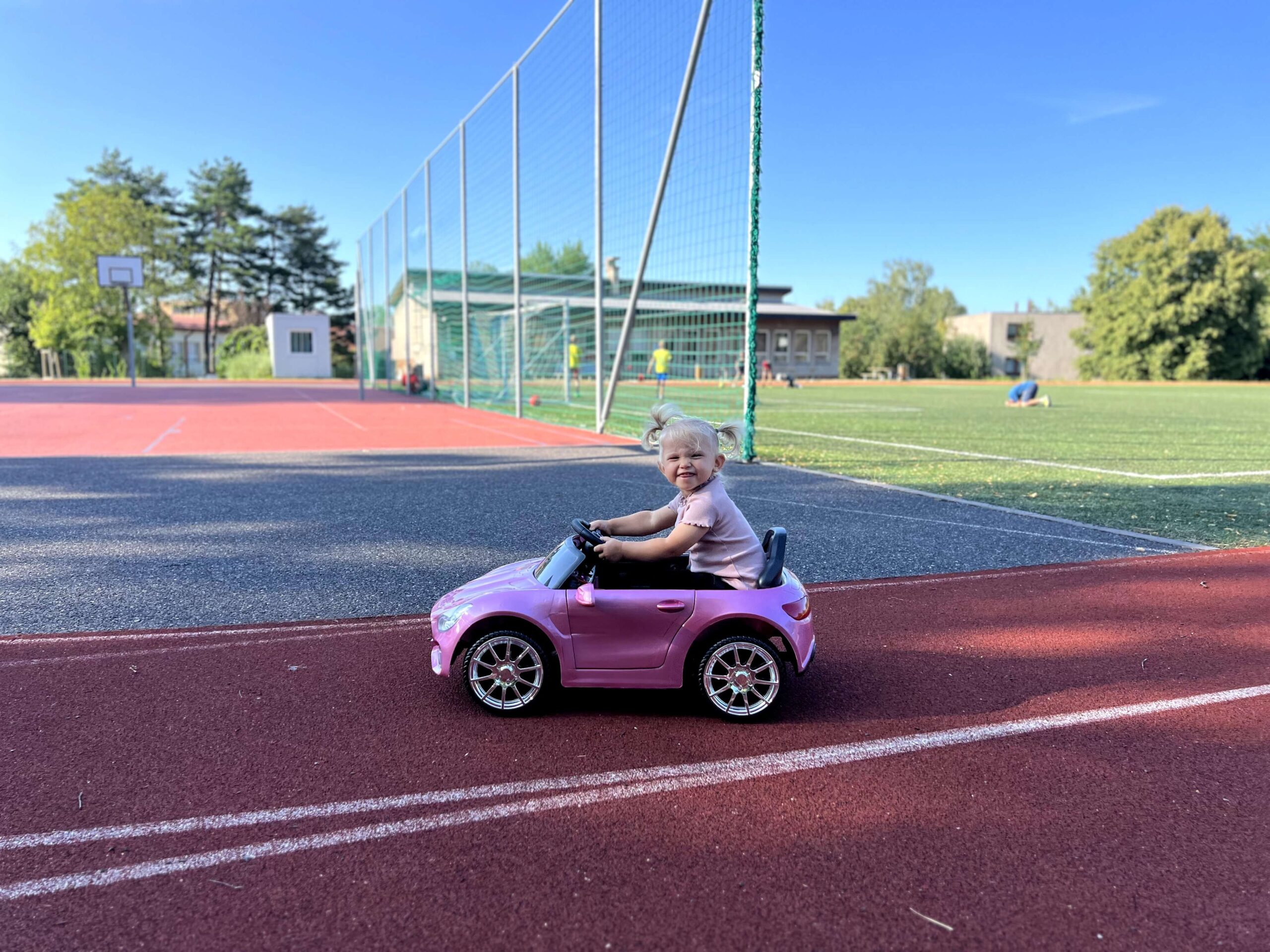 Mamido Elektrické autíčko Cabrio Fast Wing lakované růžové - Obrázek 2