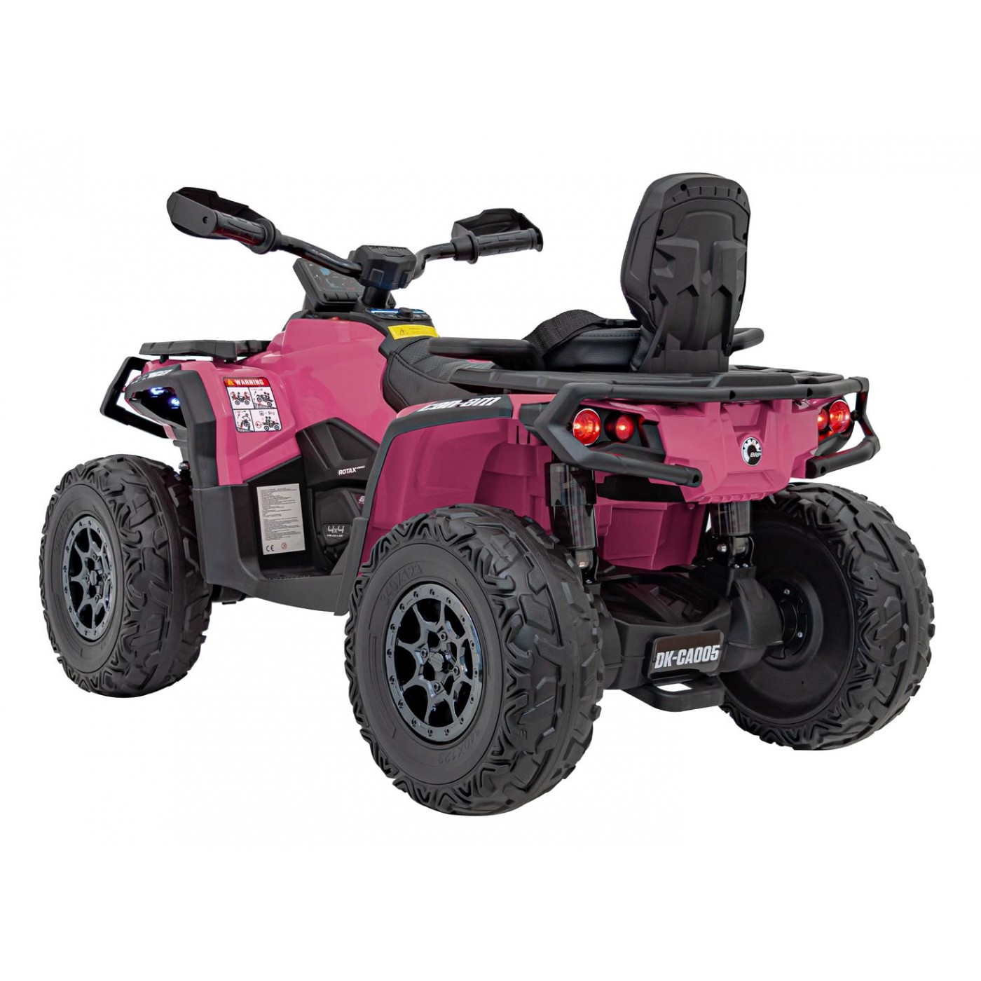 Dětská elektrická čtyřkolka Can-Am Outlander ATV 24V 4x200W růžová - Obrázek 2