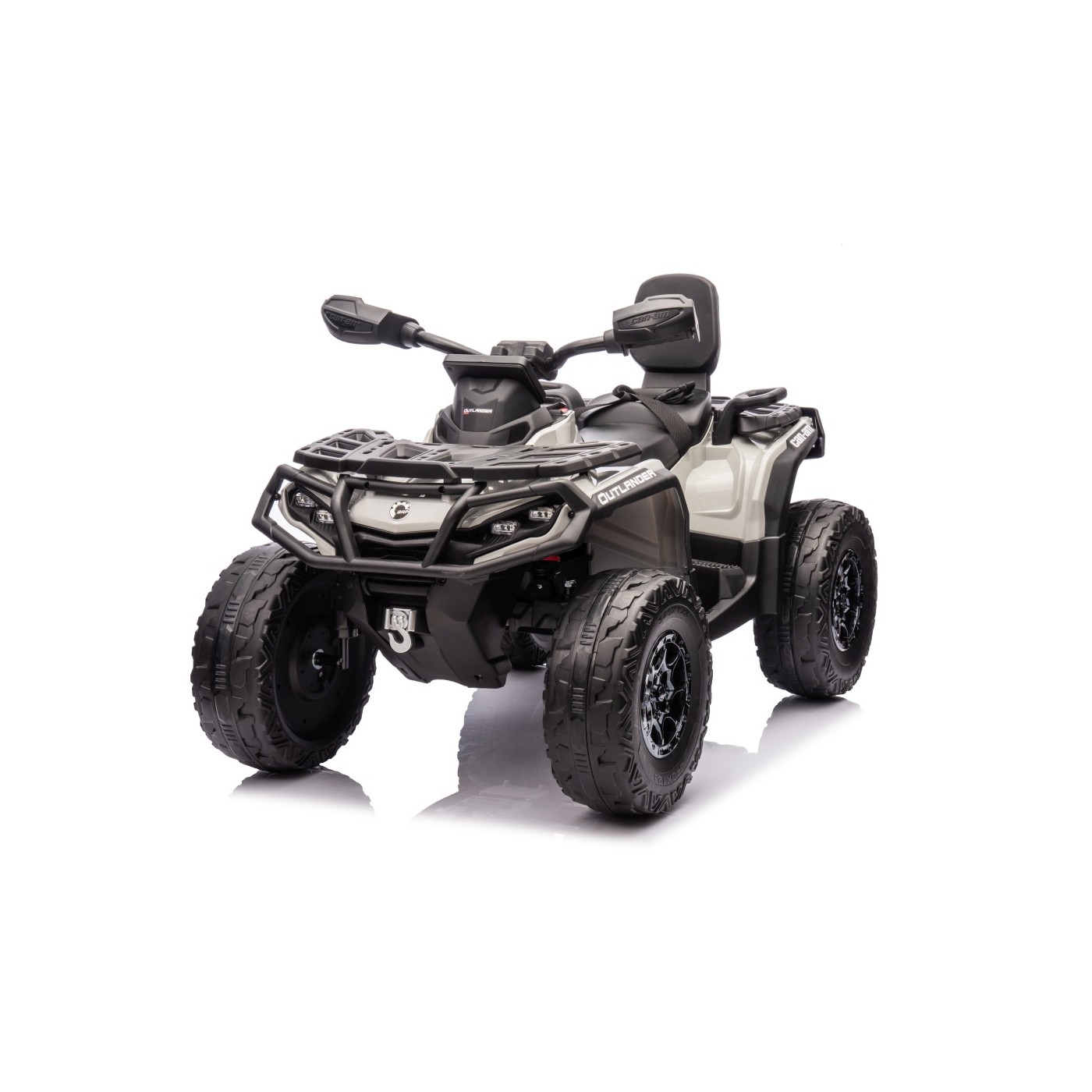 Dětská elektrická čtyřkolka Can-Am Outlander ATV 4x200W šedá