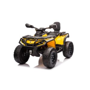 Dětská elektrická čtyřkolka Can-Am Outlander ATV žlutá