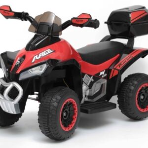 Dětská elektrická čtyřkolka Race červená