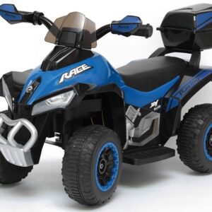 Dětská elektrická čtyřkolka Race modrá
