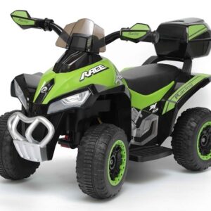 Dětská elektrická čtyřkolka Race zelená
