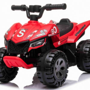 Dětská elektrická čtyřkolka The Fastest červená