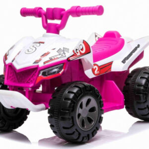 Dětská elektrická čtyřkolka The Fastest růžová