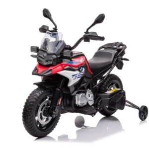 Dětská elektrická motorka BMW F850 červená