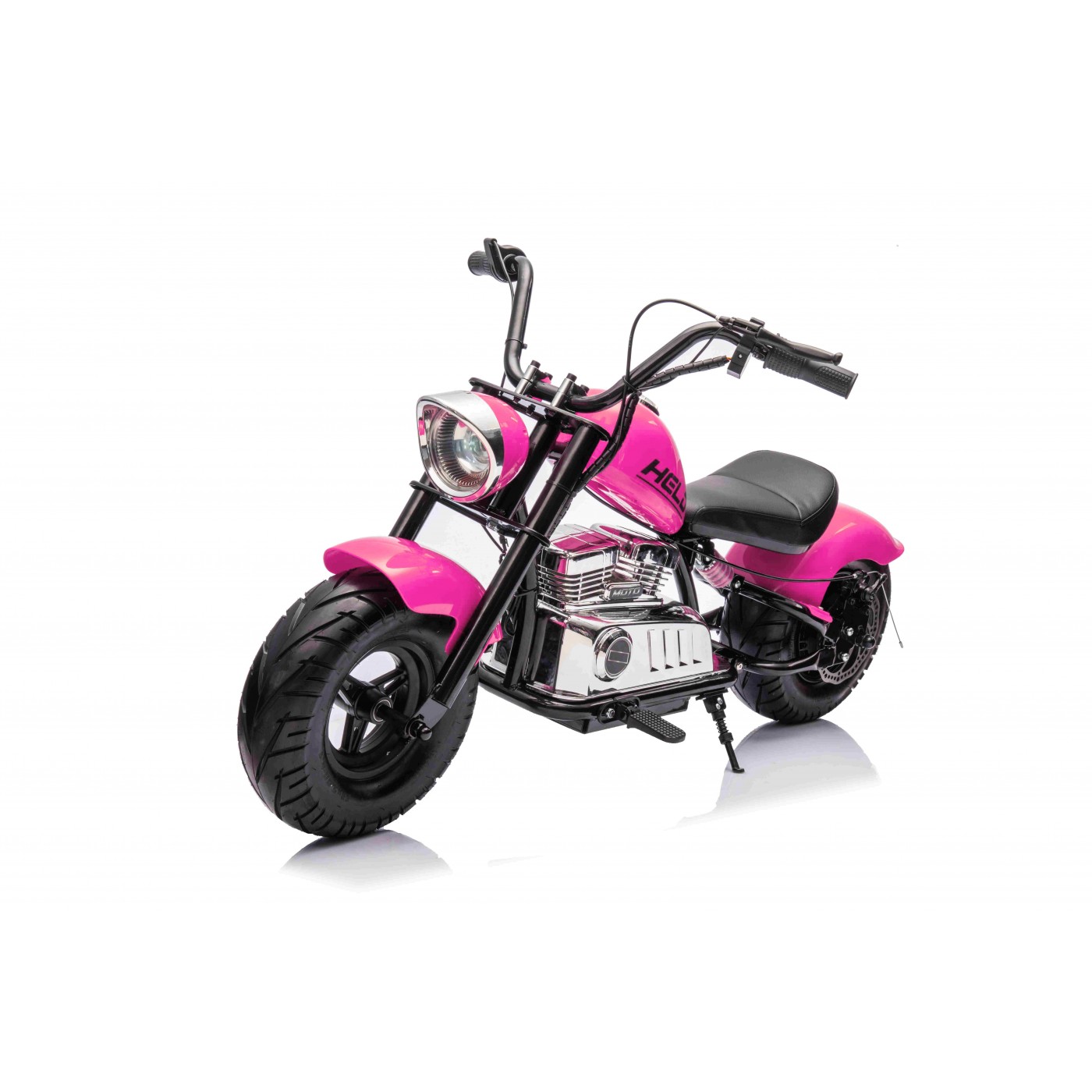 Dětská elektrická motorka Chopper Warrior 36V růžová