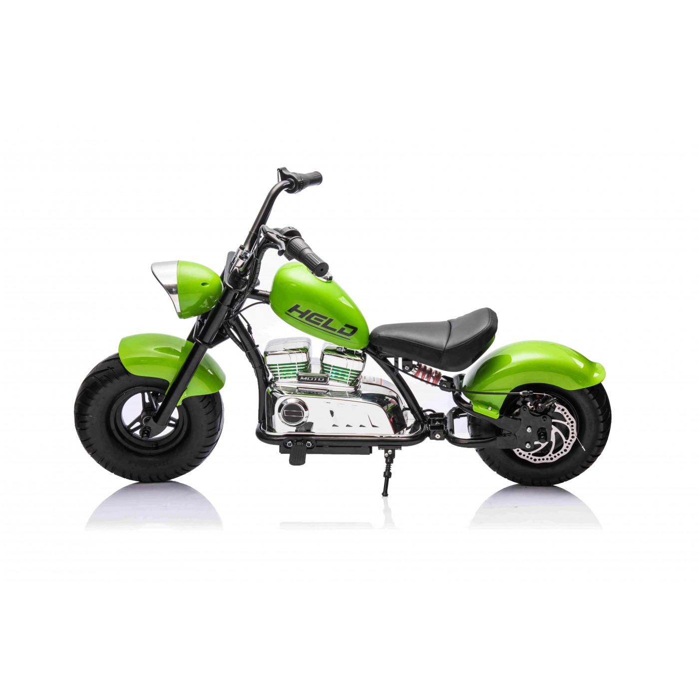 Dětská elektrická motorka Chopper Warrior 36V zelená - Obrázek 2
