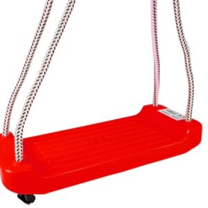 Dětská houpačka na zahradu červená