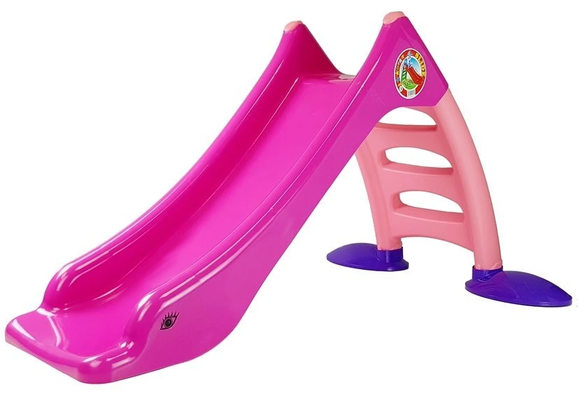 Dětská skluzavka 110 cm růžová