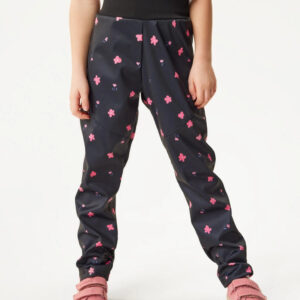 Dětské softshellové kalhoty bez zateplení pružné Sporty