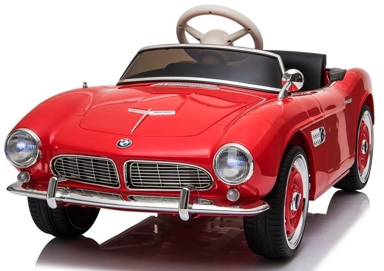 Elektrické autíčko BMW Retro lakované červené