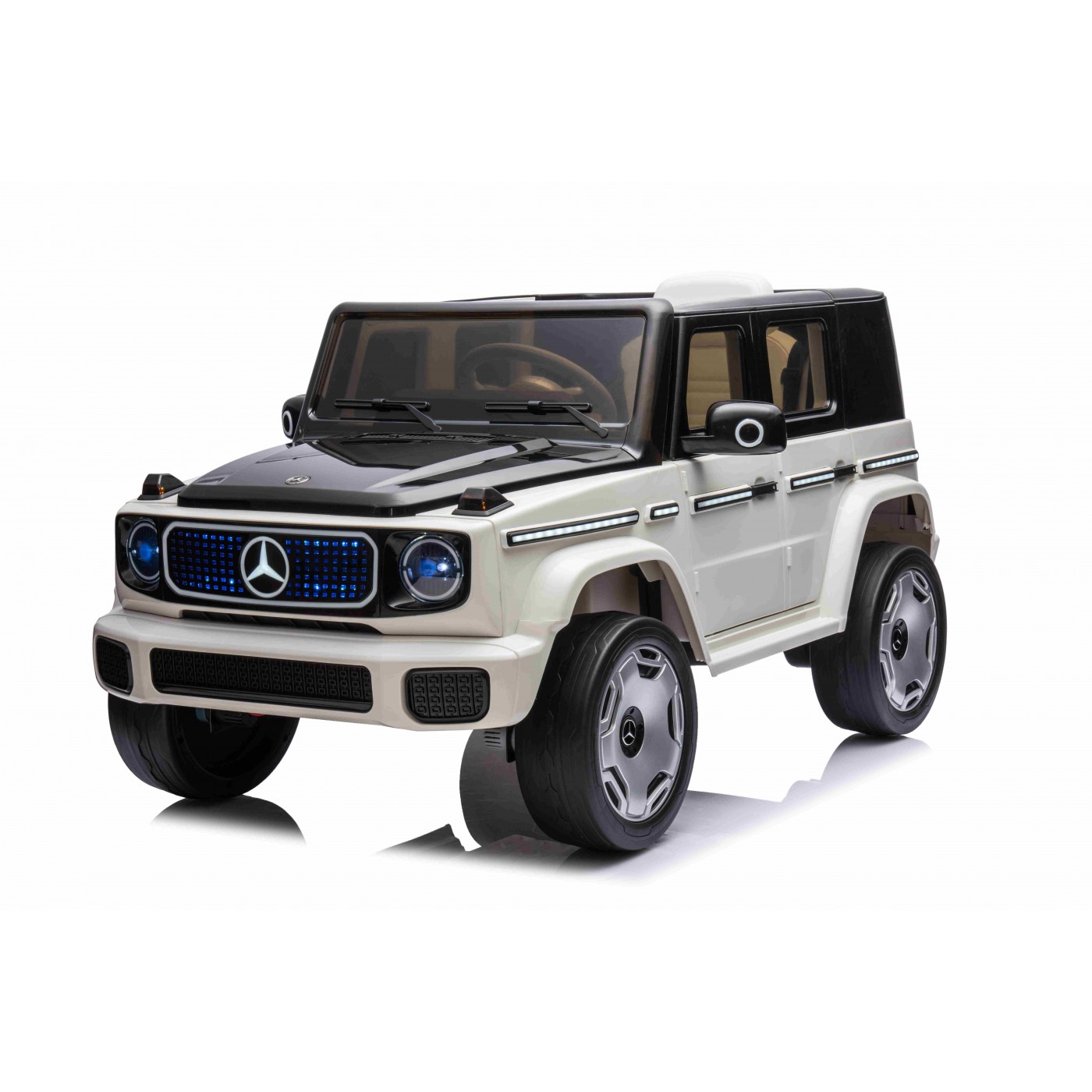 Elektrické autíčko Mercedes Benz EQG bílé - Obrázek 2