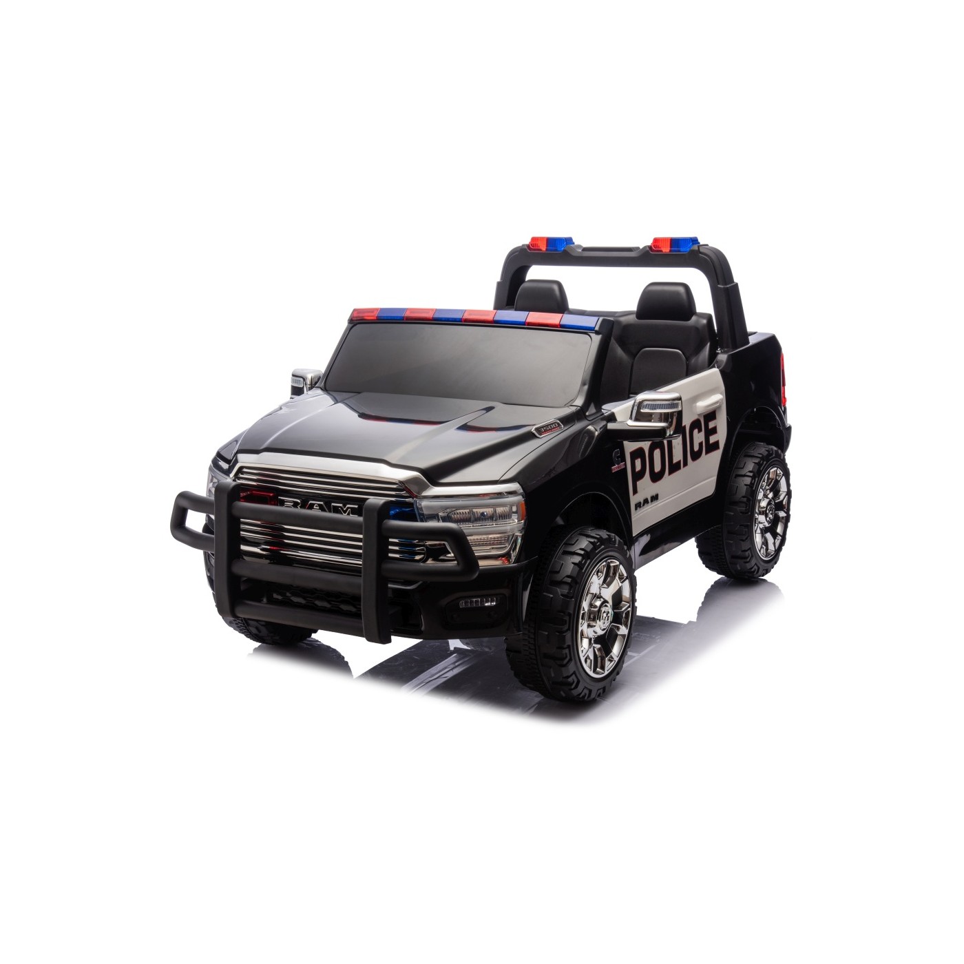 Elektrické policejní autíčko RAM 3500 černé - Obrázek 2