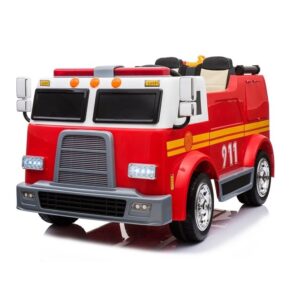 Elektrické požární auto červené