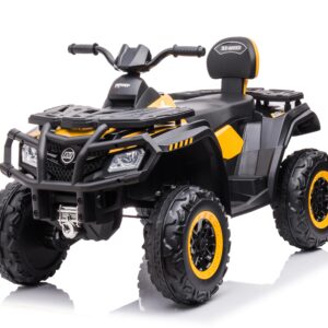 Mamido Dětská elektrická čtyřkolka XT-Speed 4x80W 24V žlutá