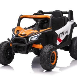 Mamido Elektrické autíčko Buggy Madman bílé | UTV-MX 4x4 | EVA kola | 12V 10Ah | EKO kůže