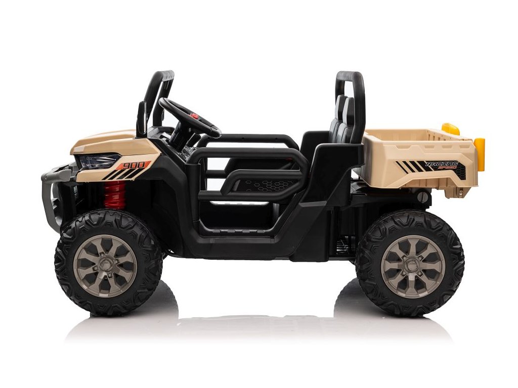 Mamido Elektrické autíčko Farmer Truck 24V 9Ah | 4x4 | 800W | zlaté - Obrázek 2
