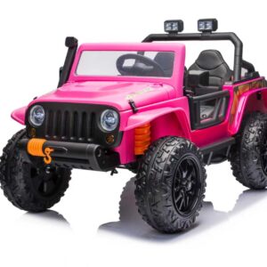 Mamido Elektrické autíčko Jeep 4Speed 4x45W růžové