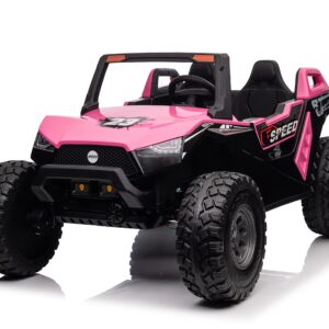 Mamido Elektrické autíčko buggy Clash 24V 4x200W 16km/h 60kg 2x12V14Ah růžové