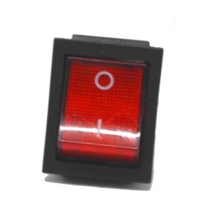 Tlačítko pro zapnutí a vypnutí elektrického autíčka