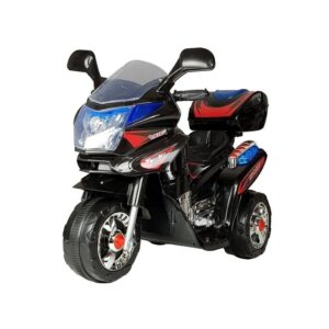 Dětská elektrická motorka černá