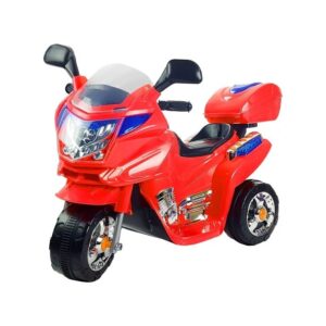 Dětská elektrická motorka červená
