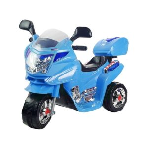 Dětská elektrická motorka modrá