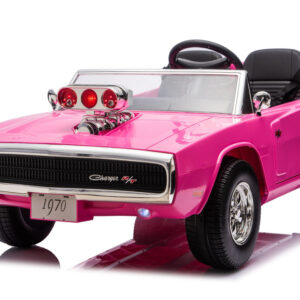 Dětské elektrické autíčko Dodge Charger R/T 24V 2x200W růžové