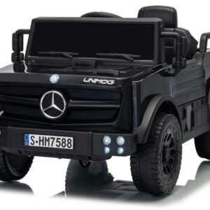 Elektrické autíčko Mercedes Unimog černé