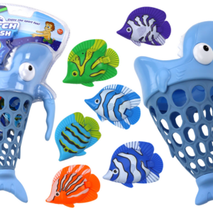 Košík pro lovení rybiček žralok modrý