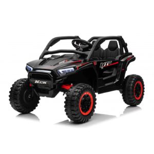 Mamido Elektrické autíčko Buggy UTV KCK 4x4 černé 24V | 800W | 50 kg | EVA | LED | 2