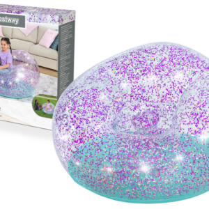 Nafukovací třpytivé křeslo 114 x 112 x 66 Bestway 75115