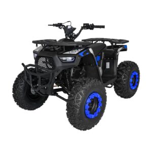 Dětská benzínová čtyřkolka RamiGO MONSTER 200CC černo-modrá