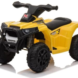Dětská elektrická čtyřkolka X Racer žlutá