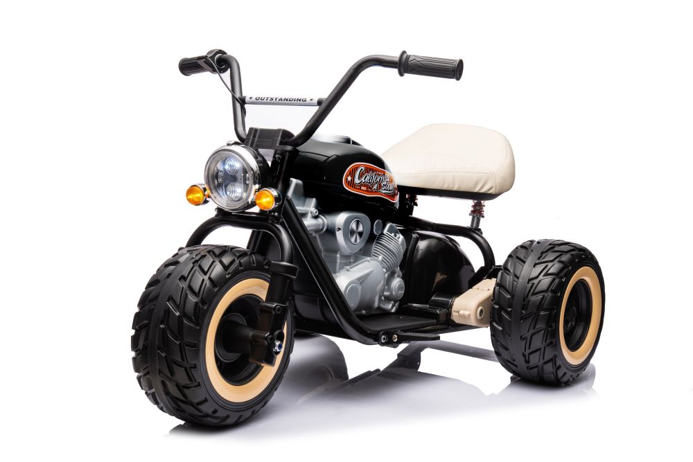 Dětská elektrická motorka LL6688 24V 2x800W černá